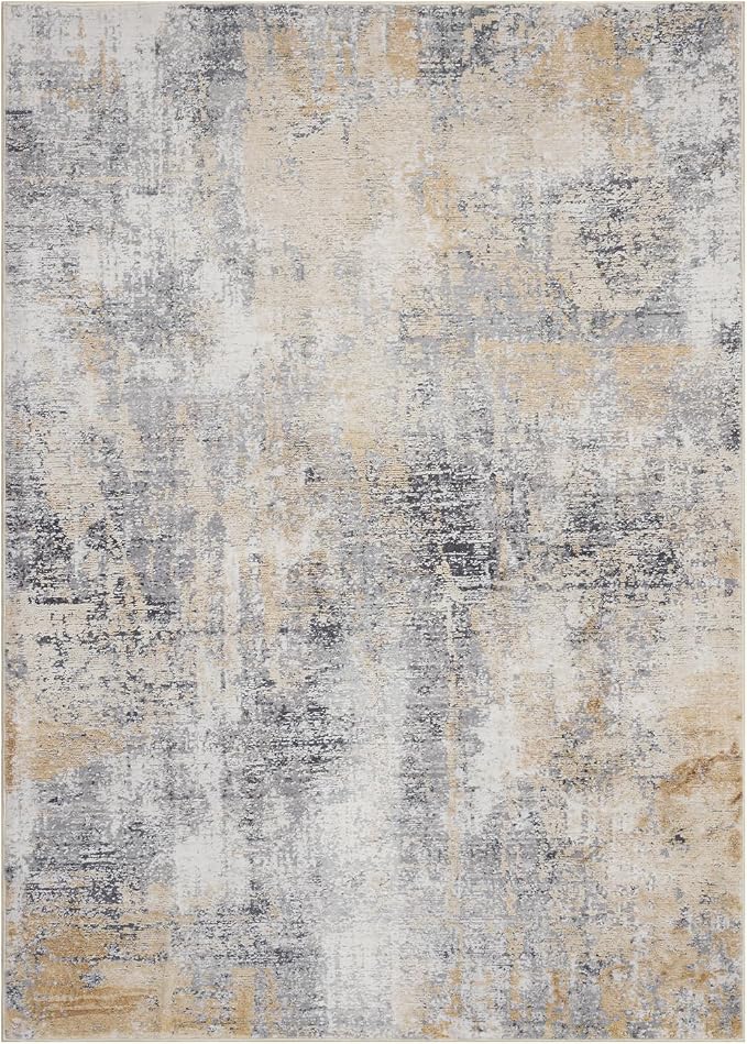 Area Rug 4×6, Vintage Boho Rug, Ultra-Soft Low Pile, Non Slip, Stain Resistant - Image 3