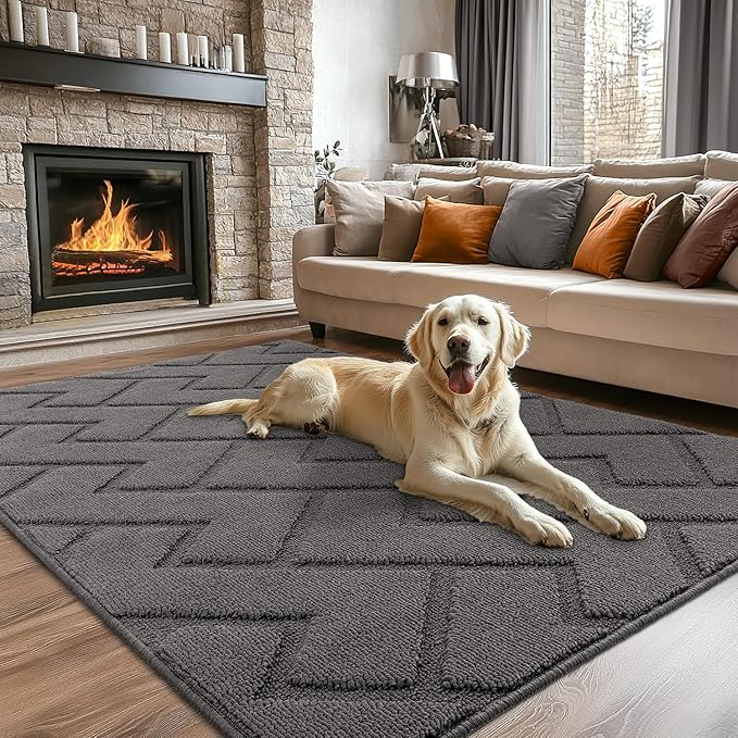 hicorfe Indoor Doormat, Front Back Door Mat Rubber Backing Non Slip Door Mats by Hicorfe