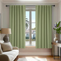 Deconovo Blackout Curtains, Thermal Insulated, W52 x L54 2 Panels, Back Tab by Deconovo