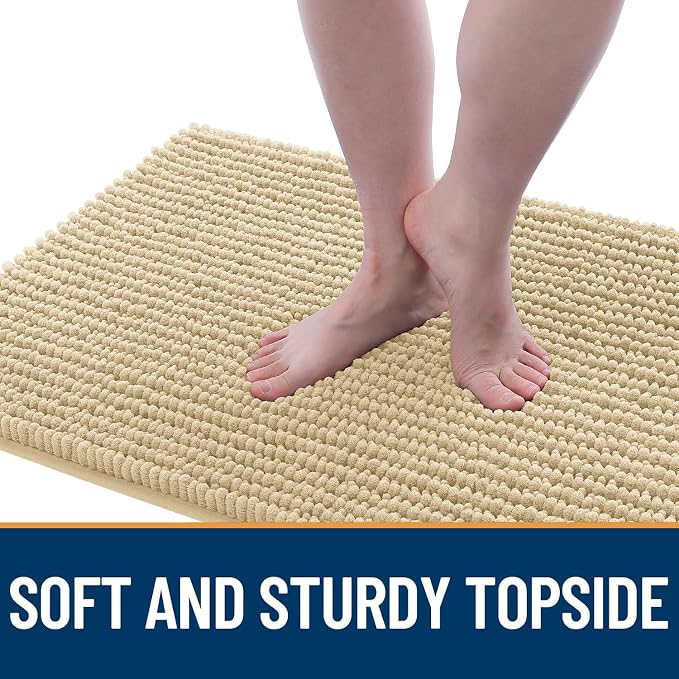 OLANLY Dog Door Mat for Muddy Paws 70x24, Ultra Absorbent Chenille Mud Doormat - Image 3