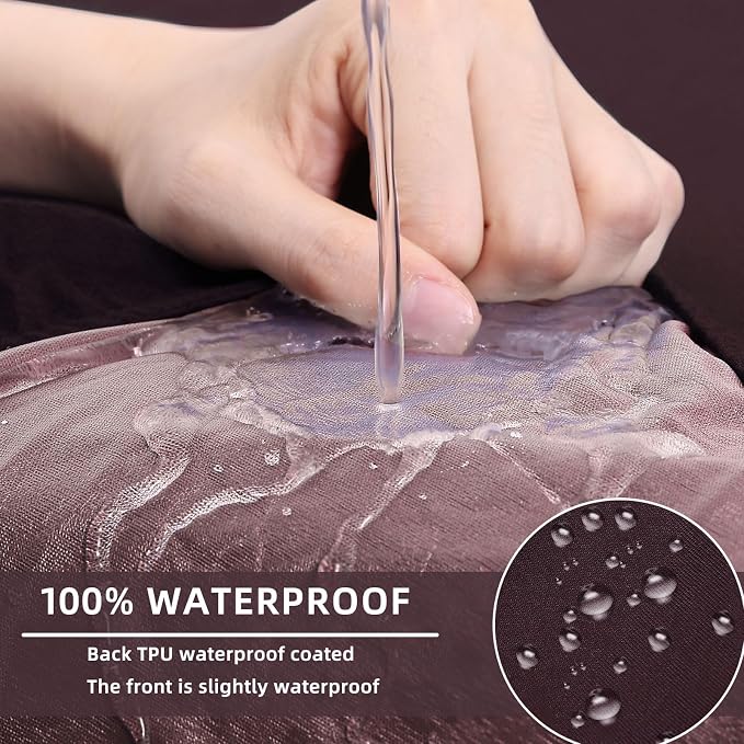 hyha Waterproof Couch Cushion Covers, Stretch Sofa Couch Seat Slipcover - Image 3