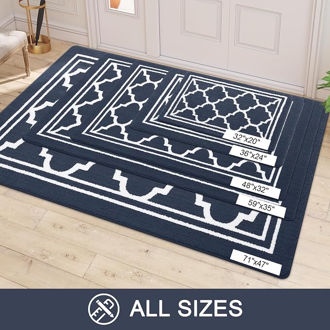 Buganda Indoor Door Mat, Dirt Resistant and Absorbent Entrance Mat, Low Profile - Image 7