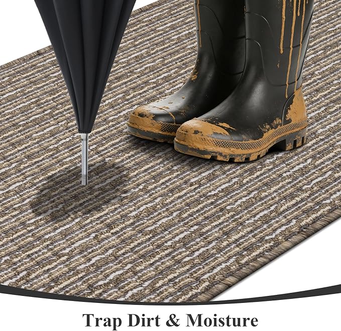 SHACOS Non Slip Kitchen Runner Rug 2x6 Ft, Rubber Backed Washable Runner Rug - Image 4