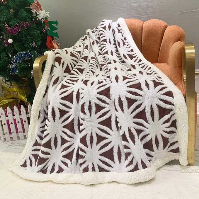LOMAO Sherpa Fleece Blanket Fuzzy Soft Throw Blanket Dual Sided Blanket - Image 7
