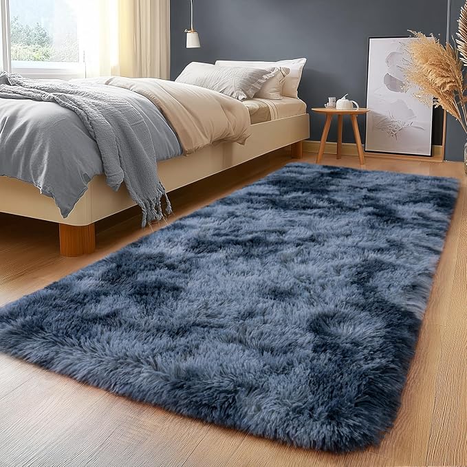 Upgrade Non-Slip Plush Rugs for Living Room, Soft Shaggy Carpets for Living Room by Isdook