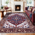 SERISSA 6x9 Area Rugs for Living Room, Large Washable Non-Slip Boho Rug by SERISSAHomeDecorCollection