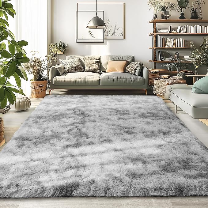 Merelax Soft Modern Indoor Large Shaggy Rug - Image 2