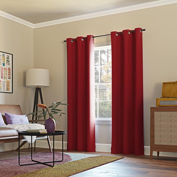 Sun Zero Easton Energy Saving Blackout Grommet Curtain Panel - Image 4