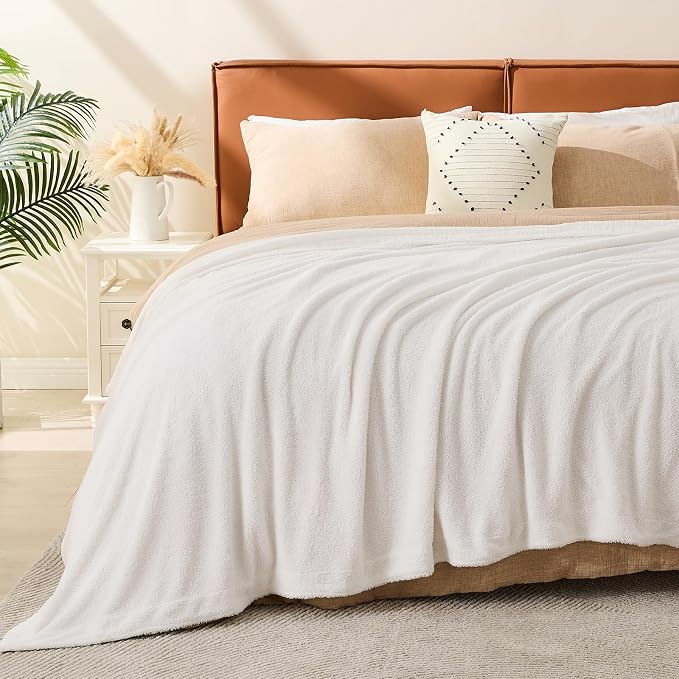 EMME Muslin and Fleece Queen Blanket Reversible by EMME