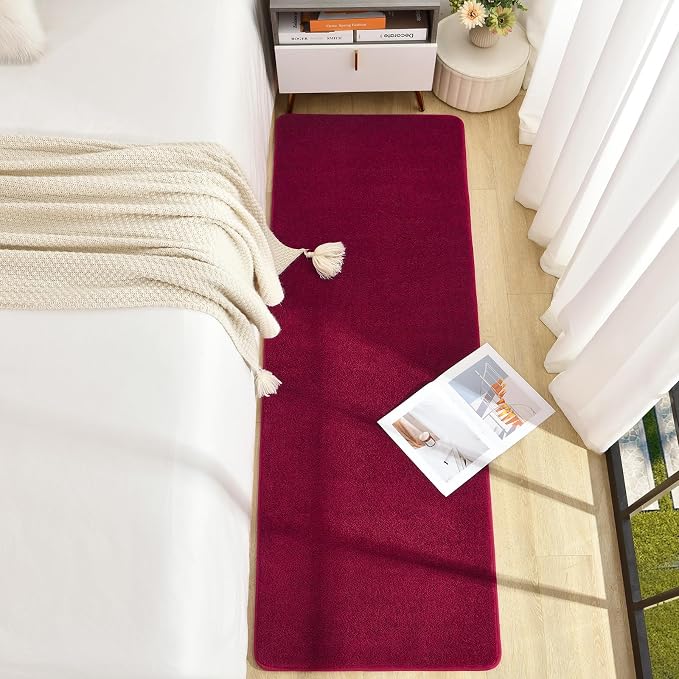 Soft Runner Rugs for Bedroom 2x6, Non Slip Runners for Hallway Kitchen Laundry - Image 3