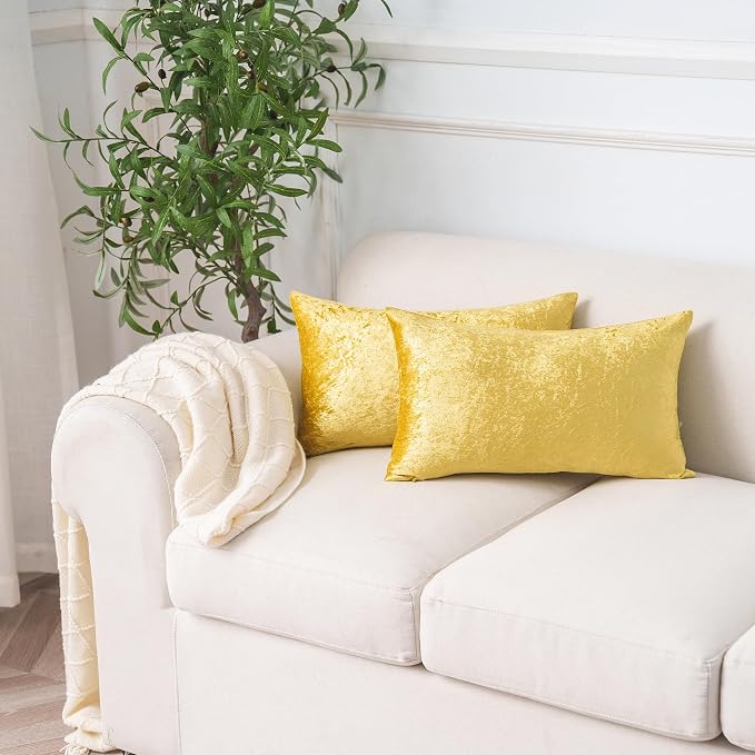 NiNi ALL Decorative Throw Pillow Covers Pack of 2, Velvet Throw Pillow Cases - Image 7