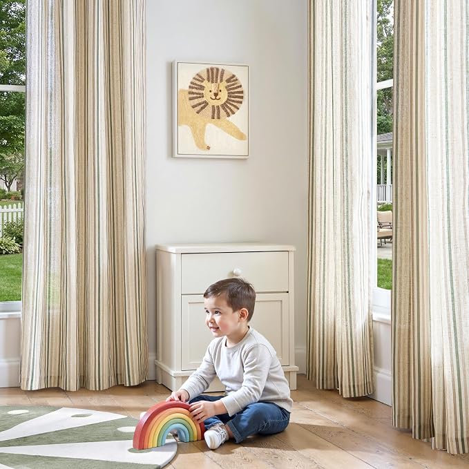 jinchan Colorful Linen Curtains - Image 3