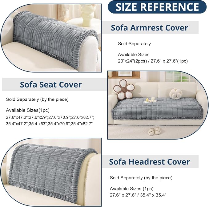 OstepDecor Washable Couch Cover - Image 3