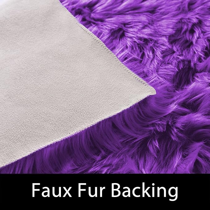 Latepis Purple Round Rug 3ft Circle Rugs - Image 3