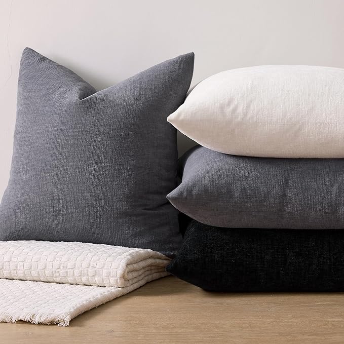 MIULEE Grey Couch Pillow Covers 12x20 Inch - Image 7
