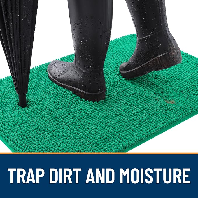 OLANLY Dog Door Mat for Muddy Paws 30x20, Absorbs Moisture and Dirt, Absorbent - Image 2