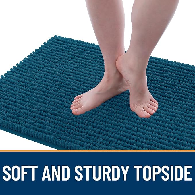 OLANLY Dog Door Mat for Muddy Paws 59x35, Ultra Absorbent Chenille Mud Doormat - Image 3