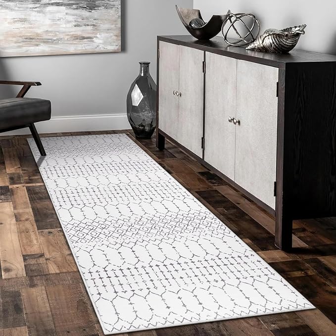 Lahome Moroccan Small Runner Rug 2x5 Rug Runner Non-Slip Washable Rug Runner - Image 2