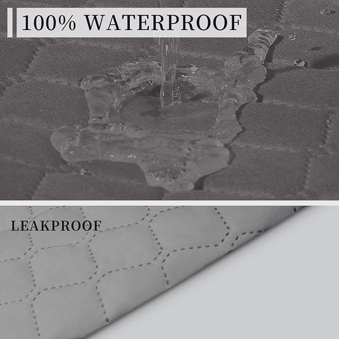 ISSUNTEX Double Protection 100% Waterproof Loveseat Sofa Covers - Image 3
