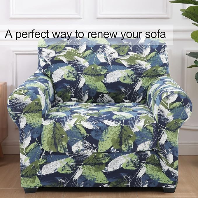 hyha Couch Covers, Chair/Sofa Covers, Floral Pattern, 2 Pieces, Armchair - Image 8