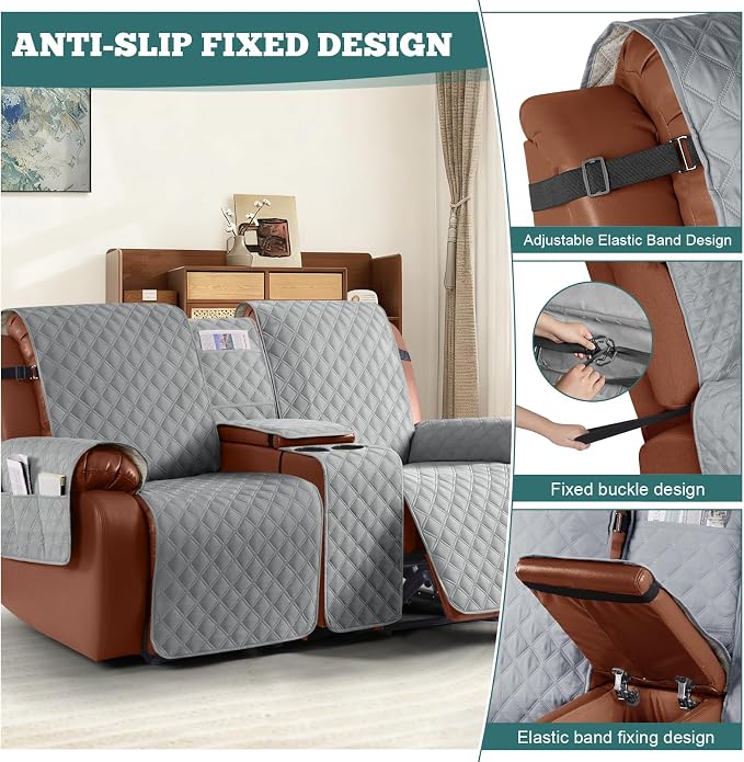 Ruaozz Waterproof Loveseat Recliner Cover - Image 6