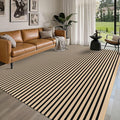 IOHOUZE Striped Area Rug 8'x10' Indoor Outdoor Rug, Washable Area Rug by iOhouze
