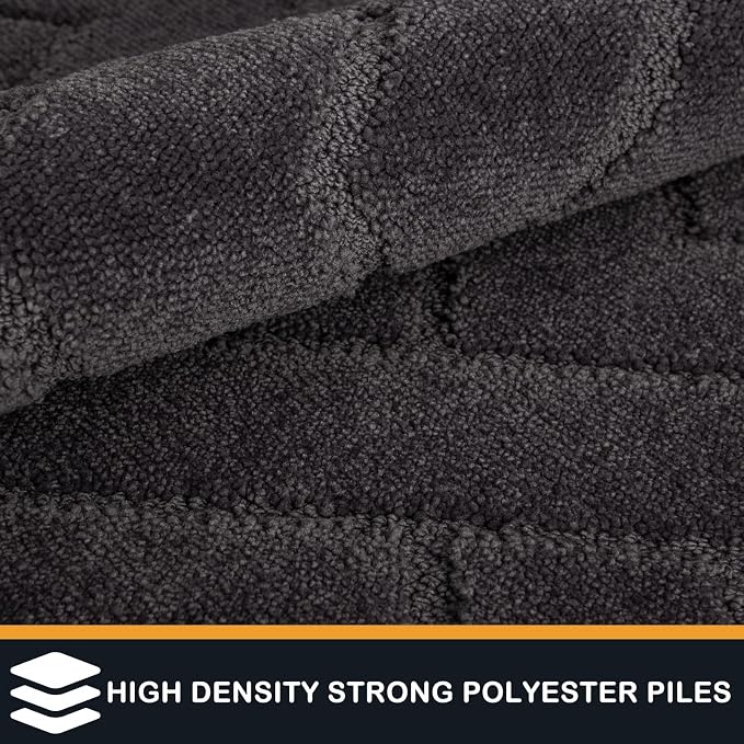 PURRUGS Dirt Trapping Door Mat 20" x 31.5", Non-Slip Machine Washable Entry Rug - Image 3