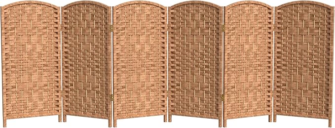 Red Lantern 3 ft. Short Diamond Weave Fiber Folding Screen by RedLantern