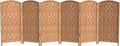 Red Lantern 3 ft. Short Diamond Weave Fiber Folding Screen by RedLantern