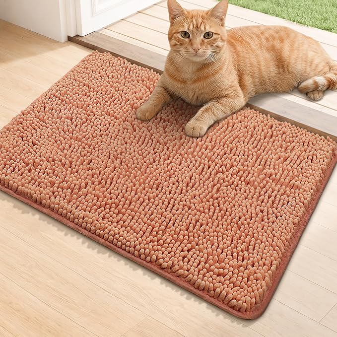 Bcoimo Super Absorbent Cat Door Mat, Pet Rugs by Bcoimo