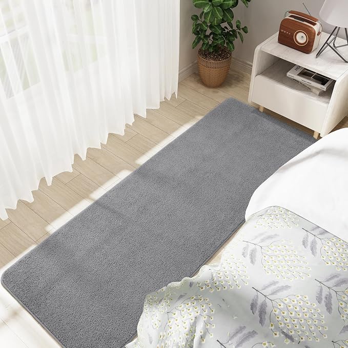 Soft Runner Rugs for Bedroom 2x6, Non Slip Runners for Hallway Kitchen Laundry - Image 5