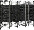 HOMCOM 8 Panel Room Divider, Folding Privacy Screen, 5.6' Room Separator by HOMCOM