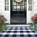 IOHOUZE Buffalo Plaid Checkered Rug 27.5" X 43" Front Door Mats, Washable Area by iOhouze