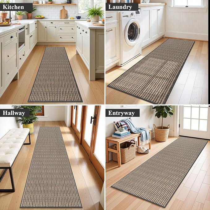 SHACOS Runner Rugs for Hallway 20"x59" Rubber Backed Non Slip Kitchen Runner - Image 8
