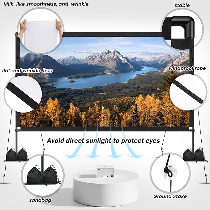 120inch Outdoor Projector Screen - Image 9