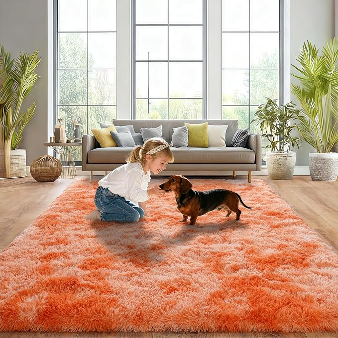 Extra Large Plush Rug High Pile Fluffy Rug - Image 2