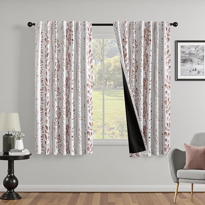MEETSKY 95% Blackout Curtains for Bedroom, Thermal Insulated Privacy Protection - Image 2