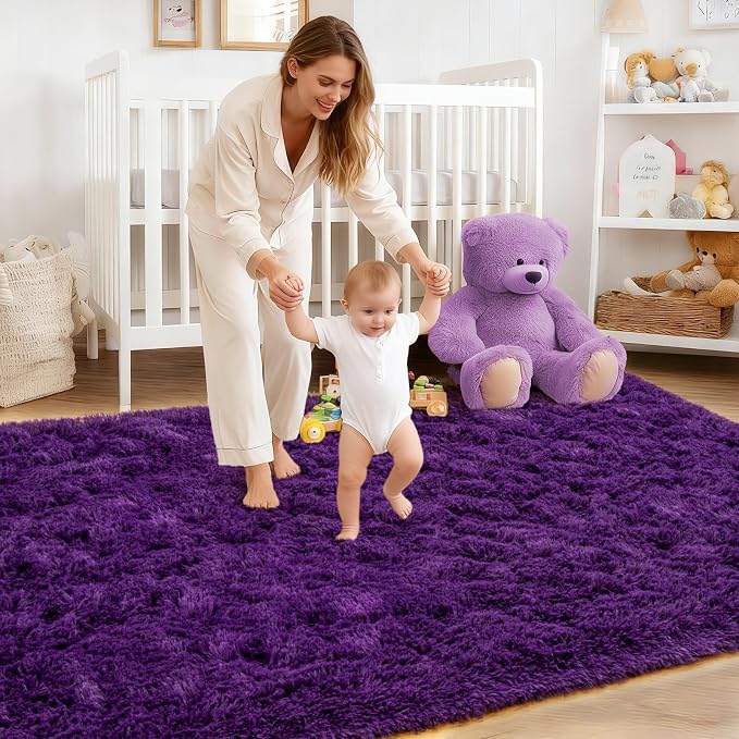 Rug for Living Room Bedroom, 5x7 Area Rugs for Living Room, Ultra Soft Modern - Image 2