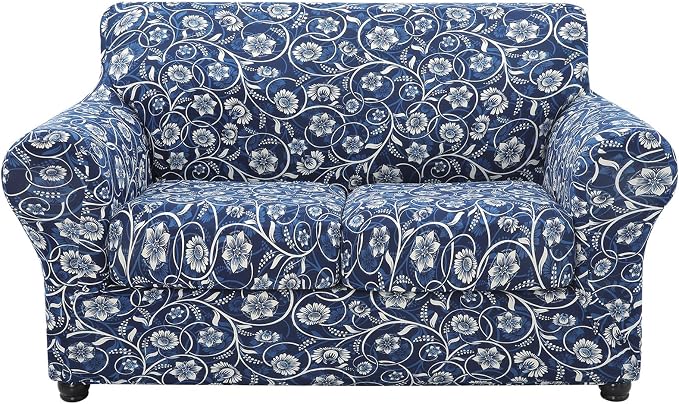 hyha Couch Cover, Loveseat Covers, Floral Pattern, 3 Pieces, Sofa Slipcovers by hyha