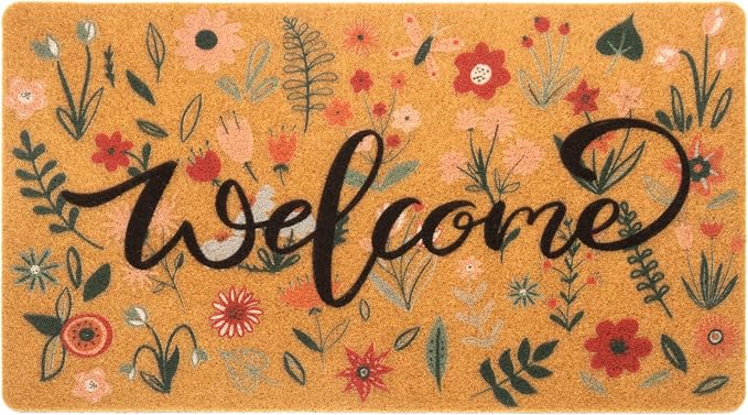 FGSS Spring Welcome Door-Mats Floral Coir Doormats - Image 9