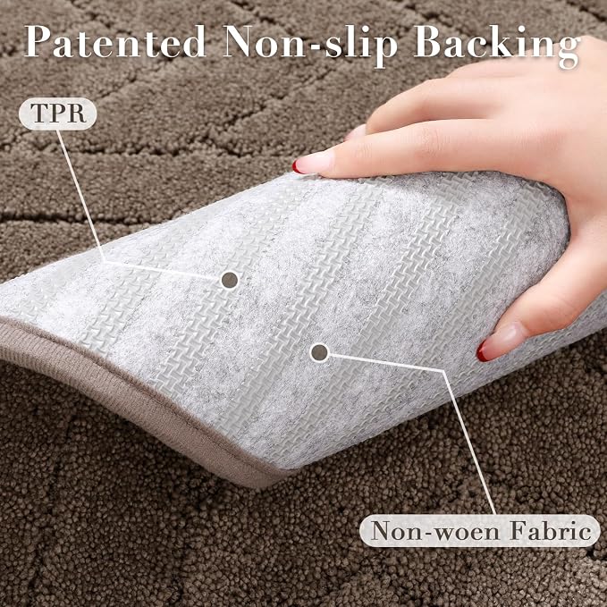 hicorfe Indoor Doormat, Front Back Door Mat Rubber Backing Non Slip Door Mats - Image 4