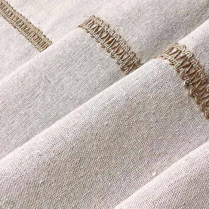 2 Pack Cotton Linen Valance for Windows - Image 4