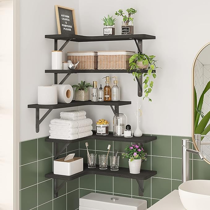 Fixwal Corner Shelves Floating Shelves - Image 6