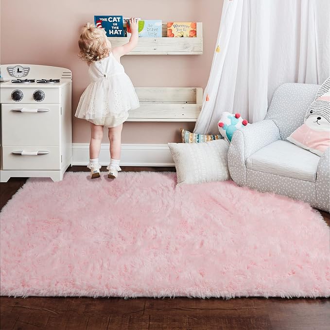 Amdrebio Pink 2x3 Mini Area Rugs - Image 8