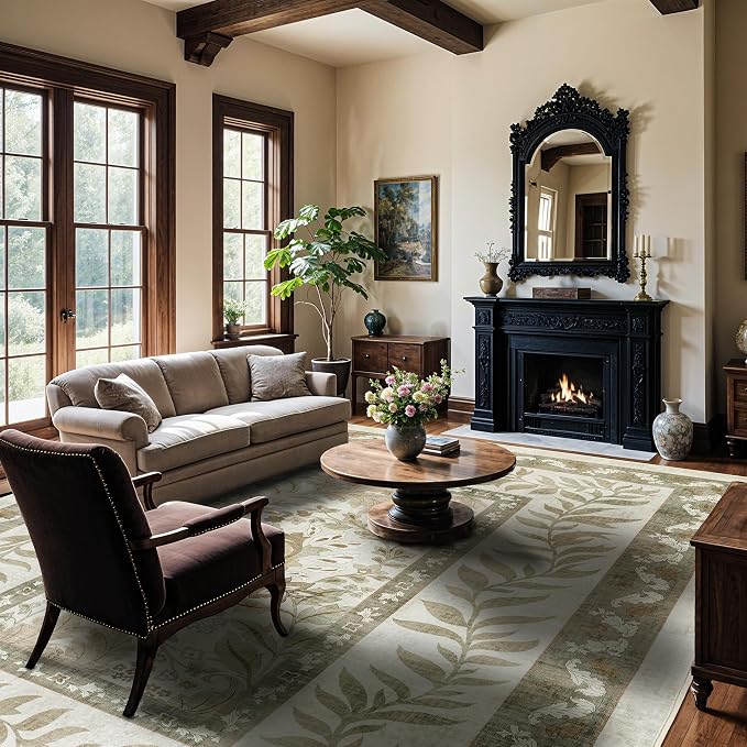LIANLAM Washable Rug Area Rugs for Living Room - Image 4