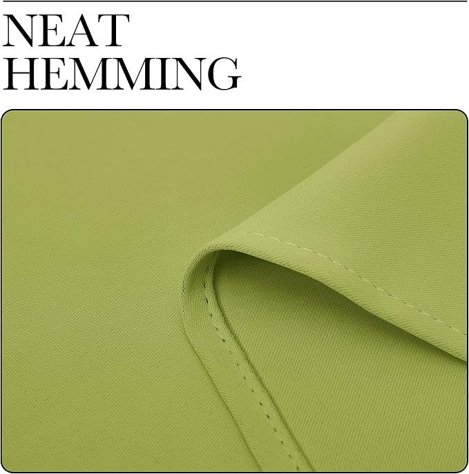 NICETOWN Kitchen Curtains, Fresh Green, Short Blackout Curtains & Drapes - Image 6