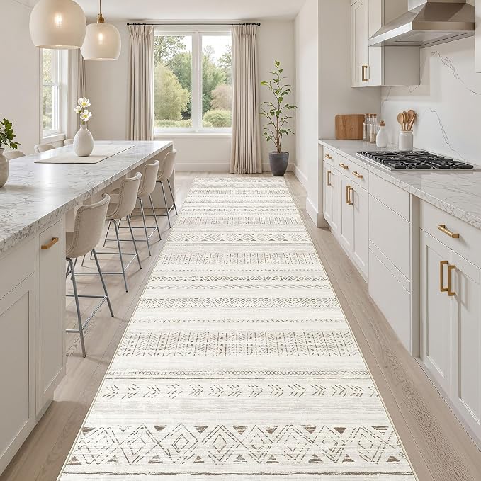 cotiled Washable 3x8 Runner Rugs: Washable Boho Rugs - Image 8