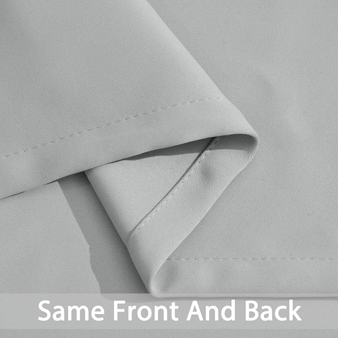 Yakamok Blackout Curtains for Bedroom, Grommet Thermal Insulated Room Darkening - Image 7