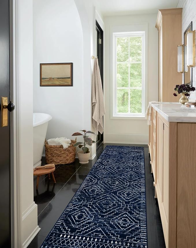 Wonnitar Moroccan Hallway Runner Rugs, Boho Non-Shedding Soft Long Runner - Image 6