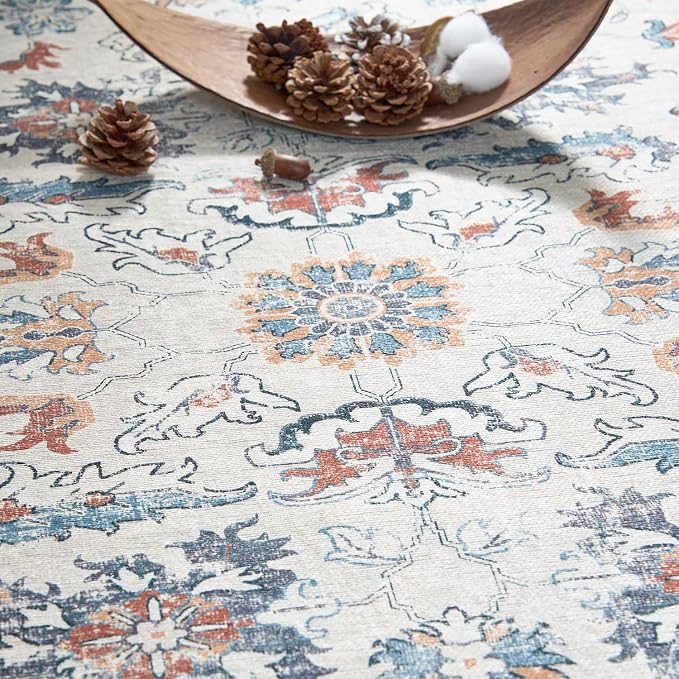 jinchan Round Rug 5ft Area Rug - Image 7